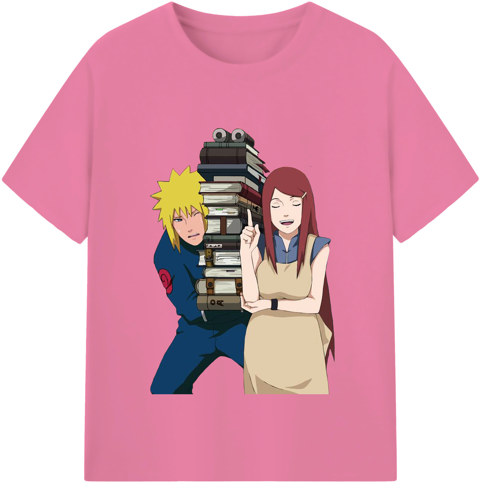 （画像用） NARUTO -ナルト- 波風 ミナト Namikaze Minato 綿100％半袖Tシャツ（フロントプリント）